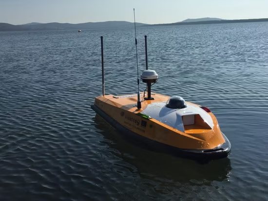 USV sounding run in progress